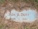 Ada R Duff headstone