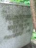 Allen and Mary Burgess headstone